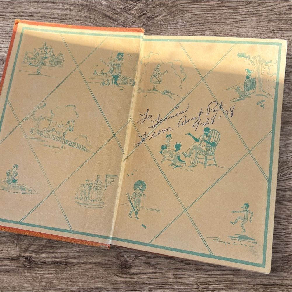 Vintage Orange Pinocchio Book by C. Collodi - Picture 3 of 6